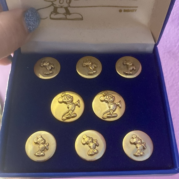 Rare! Mickey Mouse blazer buttons - Picture 3 of 7